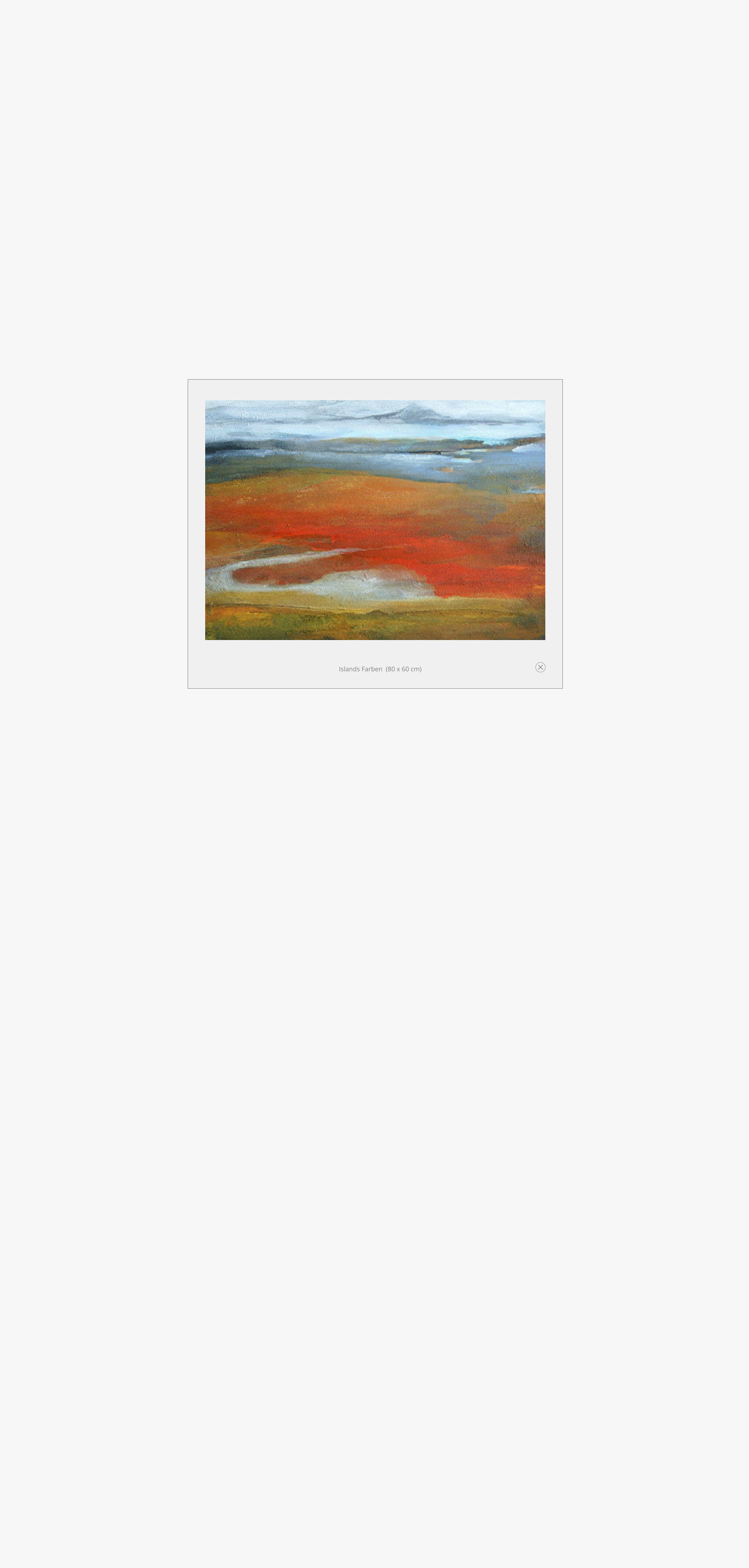 Islands Farben  (80 x 60 cm) X