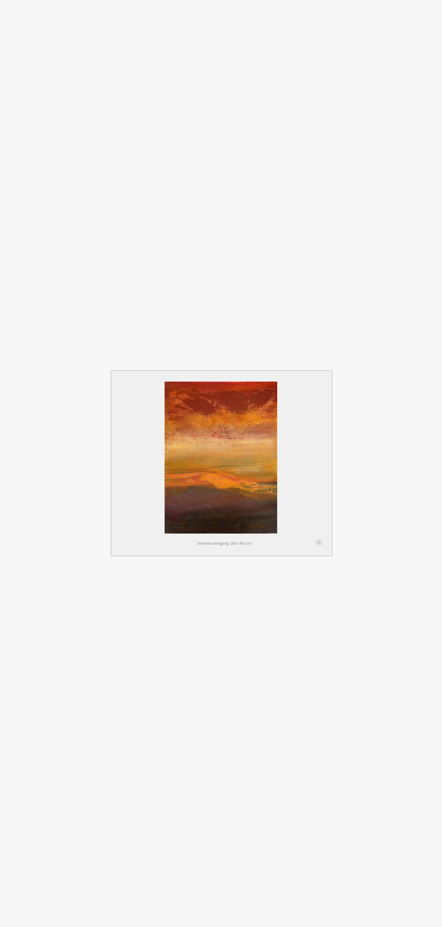 Sonnenuntergang  (60 x 80 cm) X